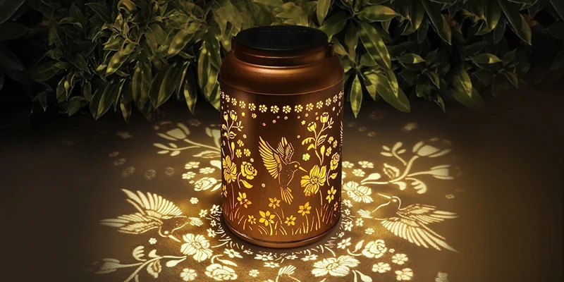 Tepaken Outdoor Hanging Solar Lanterns Lights