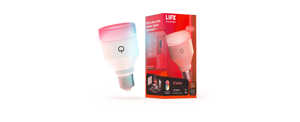 LIFX Color E26 smart LED light bulbs