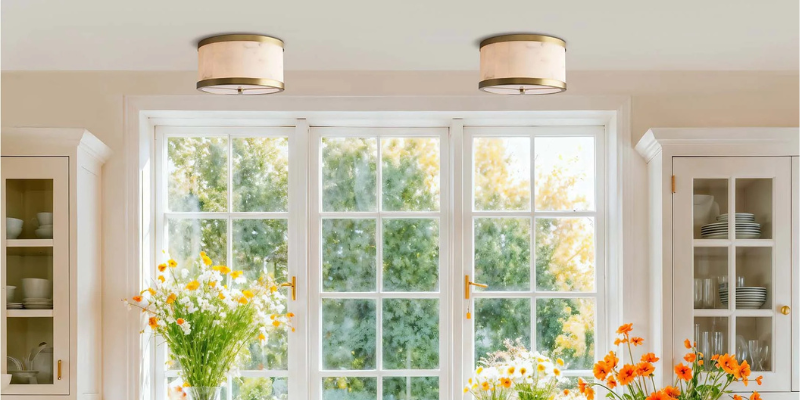 flush or semi-flush mounts