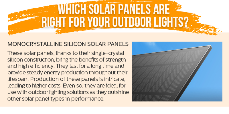how to choose the best solar panels for outdoor lights