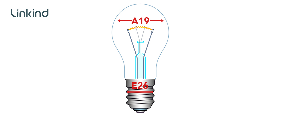 a19 vs e26 bulb