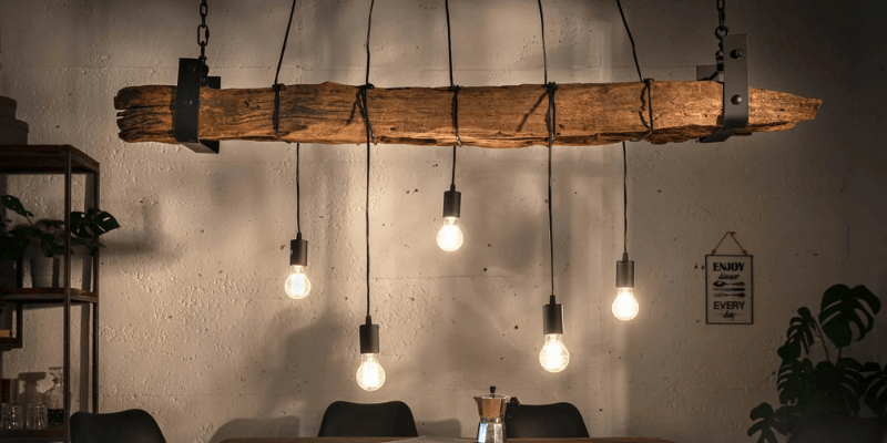 adjustable- rustic pendant lighting