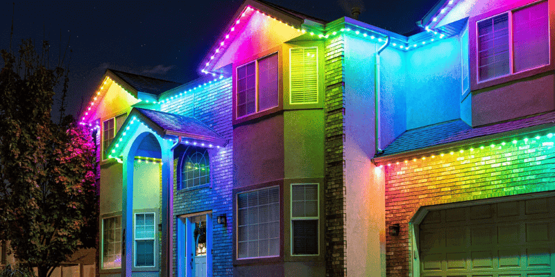 architectural highlighting permanent outdoor lights