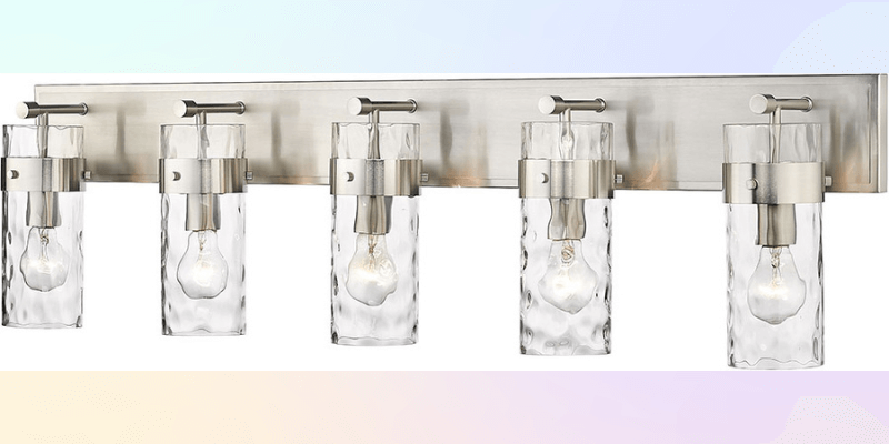 brushed nickel hanging lights