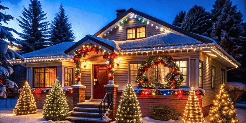 christmas lights for house exterior