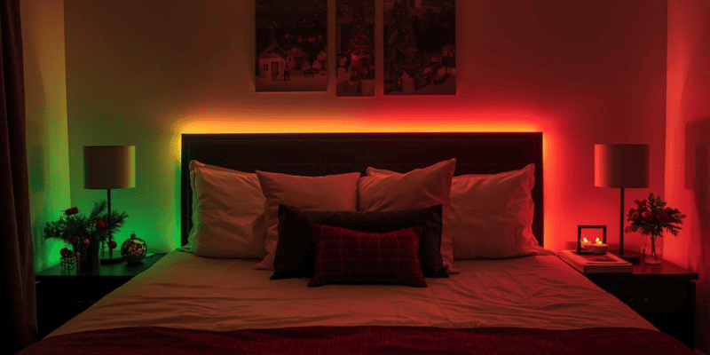 color changing christmas lights living room