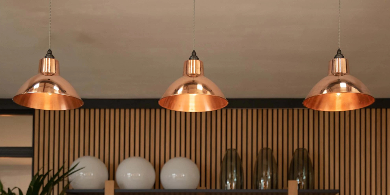 copper pendant lights