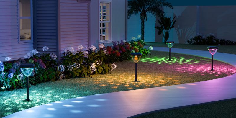 decorative garden lighting
