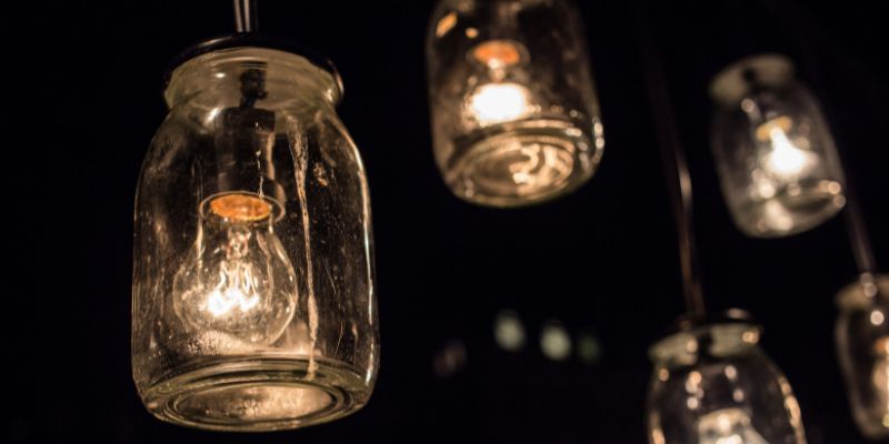 diy lighting outdoor