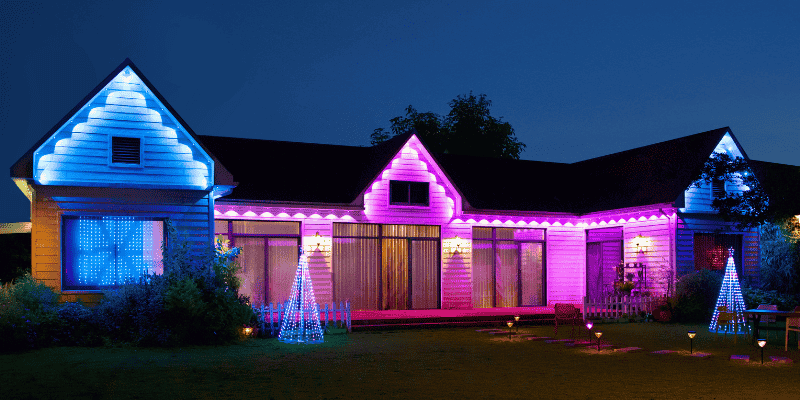 dynamic roofline christmas light