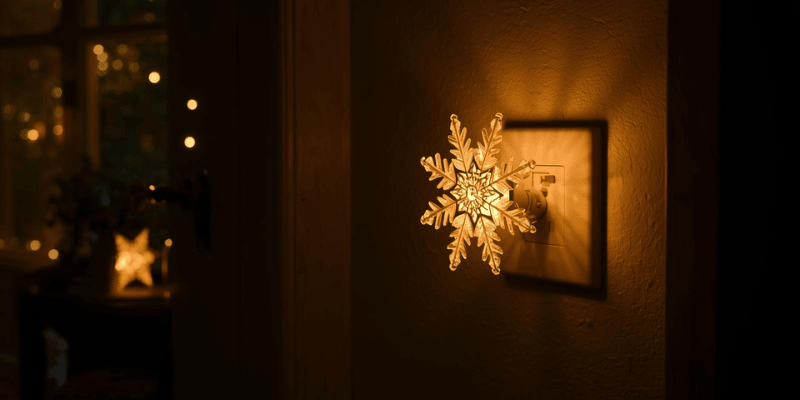 entryway christmas plug in nightlight