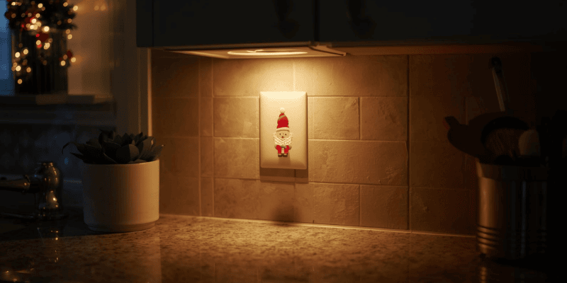 festive kitchen christmas nightlight