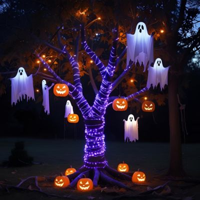halloween décor haunted tree