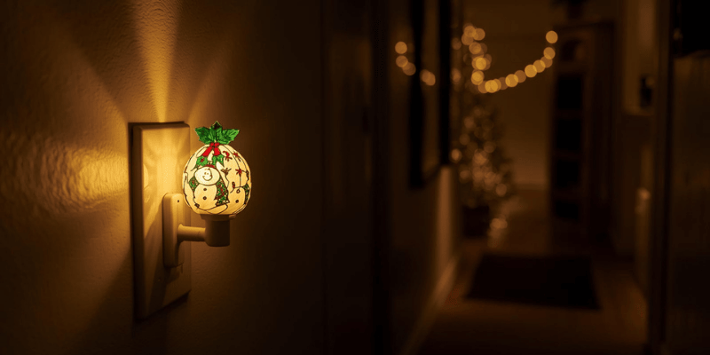 hallways christmas plug in nightlight