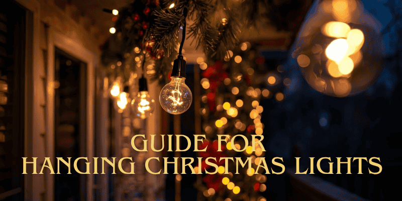 hanging christmas lights