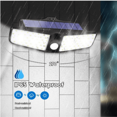 hmcity solar motion sensor floodlight