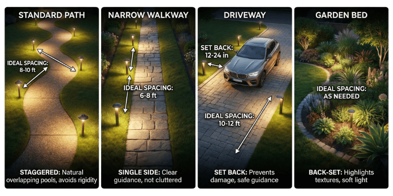 landscape lighting layout guide