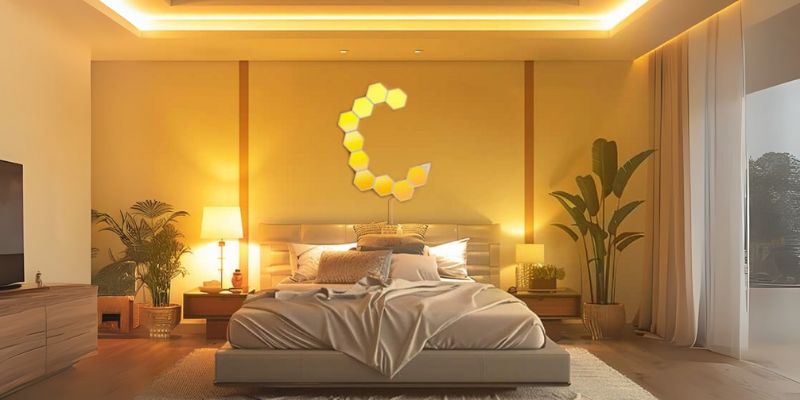led wall panel lights for bedroom