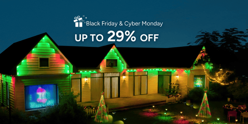 linkind black friday and cyber monday outdoor christmas lights
