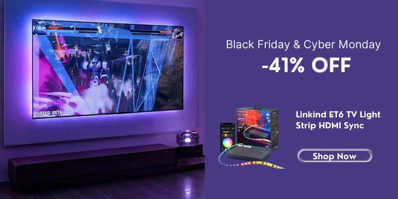 linkind et6 smart tv backlights deals