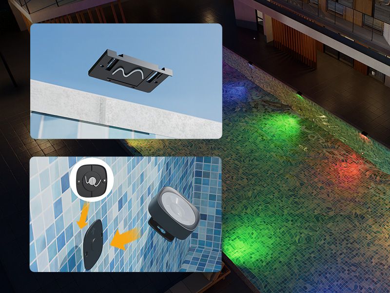 inground install pool lights