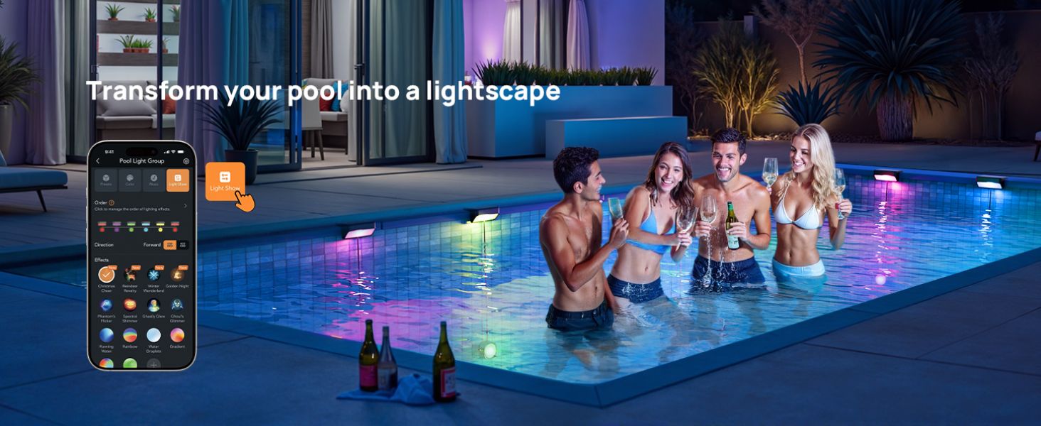linkind so5 pool light show