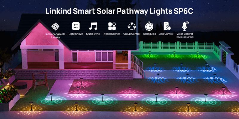 linkind solar lights outdoor sp6c