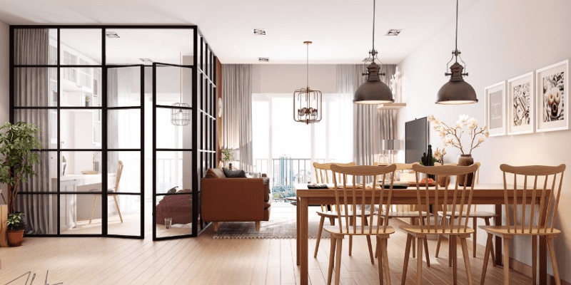 mid century pendant lighting blending styles