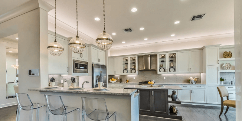 mid century pendant lighting living spaces