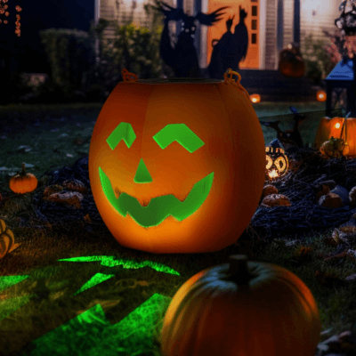 outdoor pumpkin solar lanterns