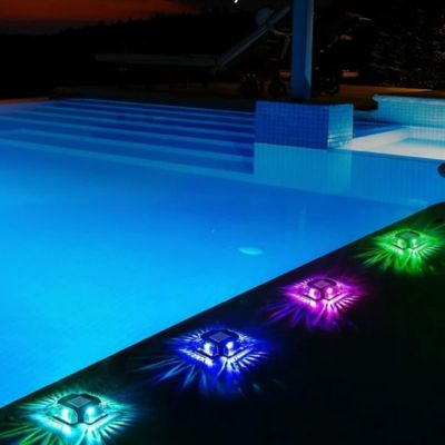 poolside solar lights