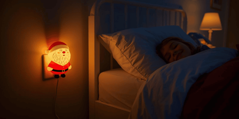 santa night light