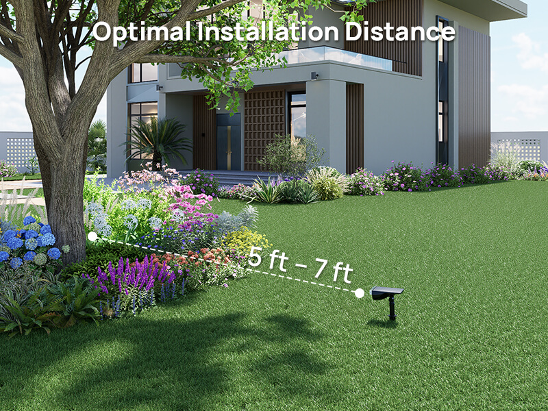 sl5c optimal installation distance