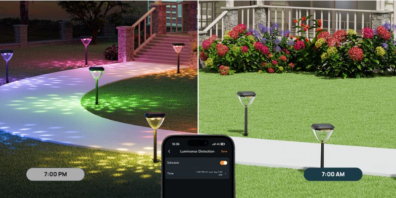 smart solar lights