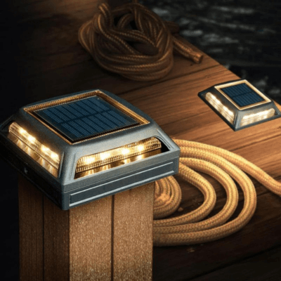 solar deck post lights