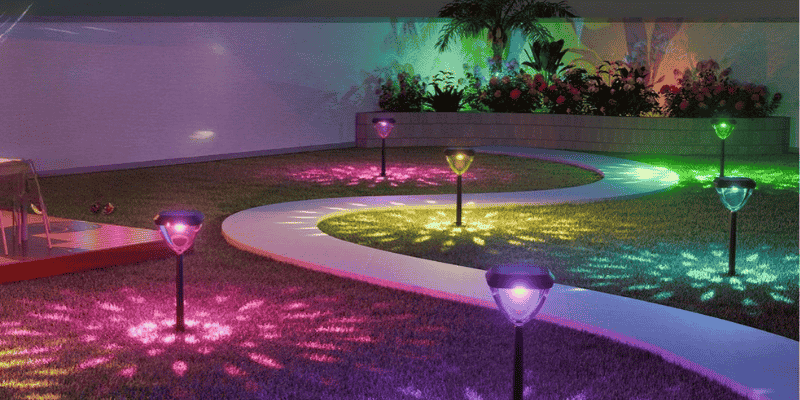 solar outdoor pathway lighting