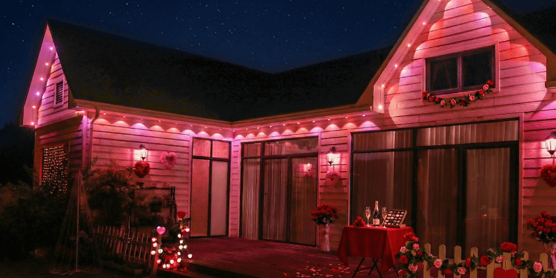valentines day outdoor lights