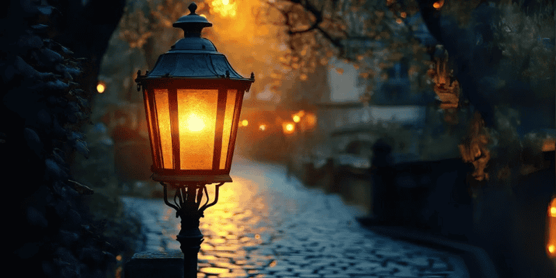 vintage pathway light