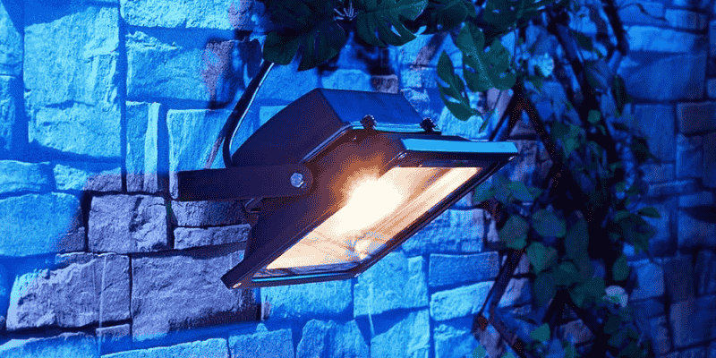 wall sconces and floodlights