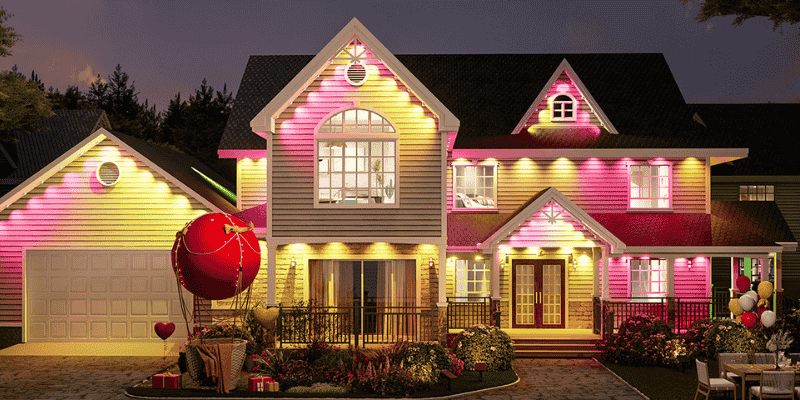 year round color permanent outdoor lights