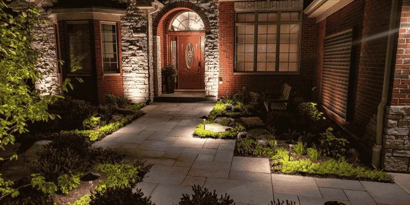 zigzag pattern play pathway light