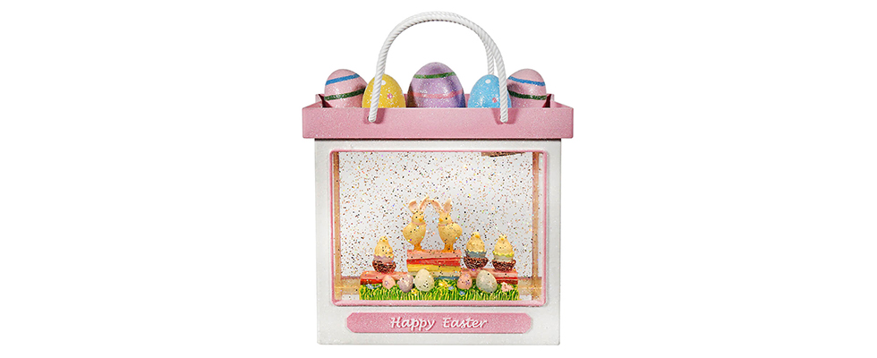 Traditions Happy Easter Lighted Water Lantern Shopping Bag