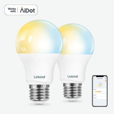 Linkind A19 CCT Smart LED Light Bulbs - Tunable White