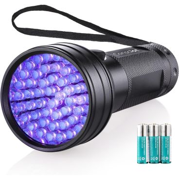 51 LED UV Flashlight