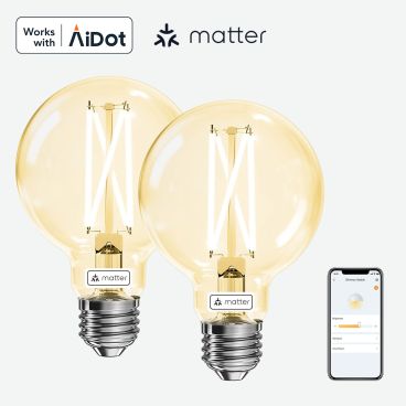 Linkind Matter Smart Bulb - G25 Smart Light Bulbs