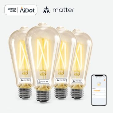 Linkind ST19 Matter Enabled Smart Edison Bulbs