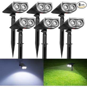 Consciot 2-in-1 Solar Spot Lights 