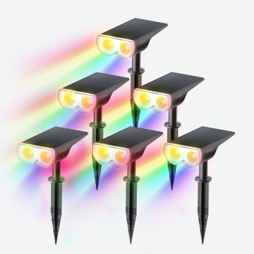 Linkind RGBW Solar Led Spotlights StarRayPro Series