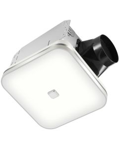 OREiN Bathroom Exhaust Fan With Dimmable Light - White, 12W