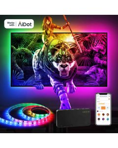 OREiN TV WiFi LED Backlights Strip Lights with HDMI - 30-65 inch, Multicolor